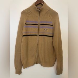Vintage LeTigre Zip Up Sweater